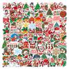New Christmas Stickers 50 100 Holiday Gift Decoration Vinyl Vinyl Christmas Stickers