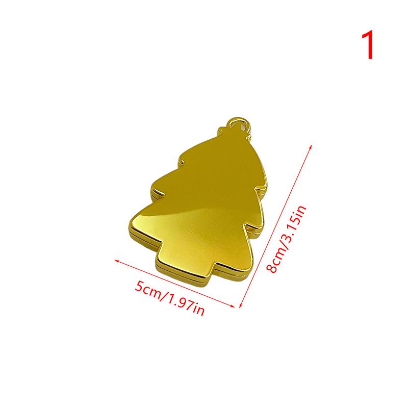 Christmas Tree Snowflake Stock Cosmetic Mirror Sliding Folding Mirror Girls Carry-On Mirror Unbreakable Compact Vanity Mirror