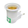 E27 EU Plug Lamp Light Holder Base Socket Converter Adapter with Control Switch