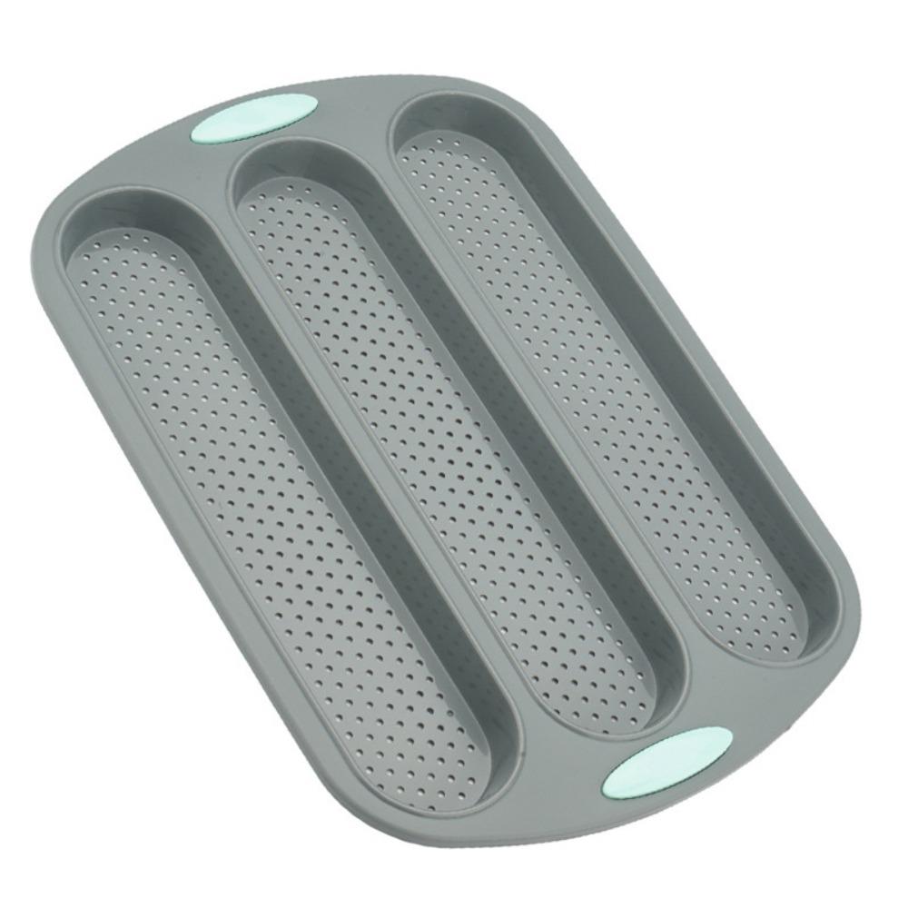 Household Non-stick Silicone Bread Pan Anti-scalding Heat-resistant Baking Mold Easy Release Rectangular Baking Tray Oven