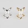 Knuckle Ring Half Opened Jewelry Double V-shaped Adjustable Vintage Women Lucky