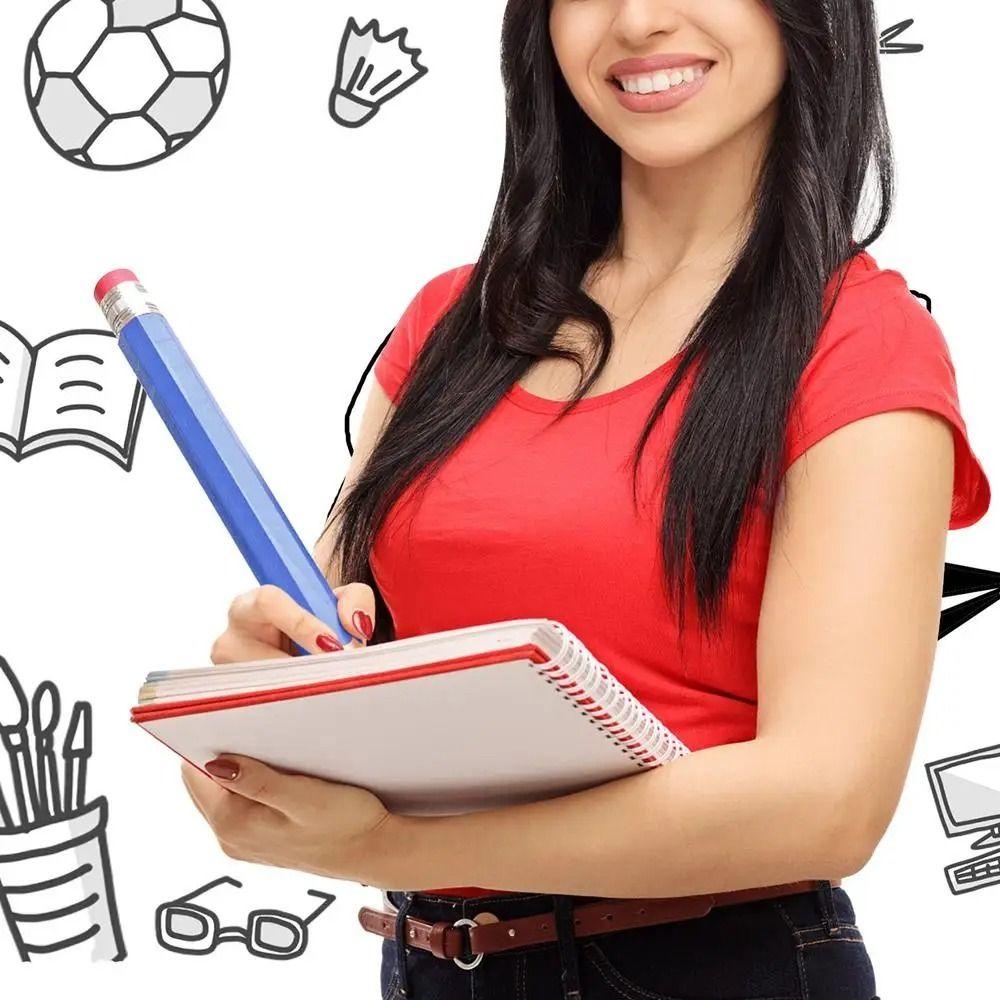 18/34/39CM Big Pencil With Eraser Large Wood Pencil Fun Gift Huge Pencil  Artist