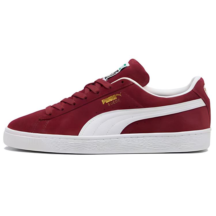 Puma Замшевые классические кроссовки Team Regal Red Unisex, белые 399781-05
