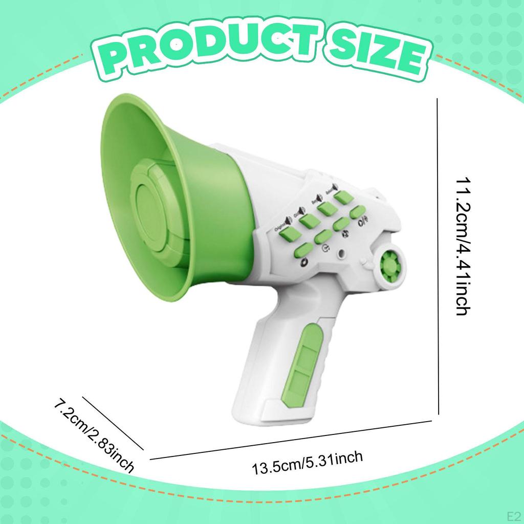 Игрушка Изменитель Голоса Детский Рупор Смешной Ручной 4 Режима Голоса Портативный Динамик Усилитель