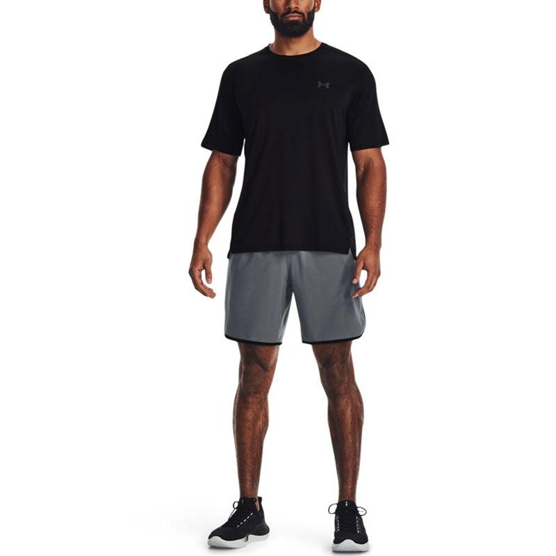 Under Armour Однотонные тканые шорты 8 дюймов, мужские штаны, серые 1377026-012