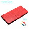 For iPhone 17 Air Leather Case with Strap/Card Slots Mandala Pattern Stand Phone Cover