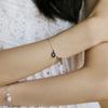 Блестящие мотивы серебряный нитяной браслет