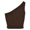 Urban Classics Womens/Ladies Asymmetric Cropped Top