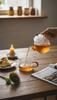 KETTLE JUG WITH INFUSER 0.5L WITH CUP 250ml GLASS TEA SET