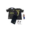 Psg Mbappe Gold Special Design 4 Lu Set Детский комплект для доставки 22/23 сезонов
