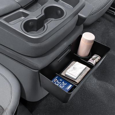 Подвесной органайзер для хранения на центральной консоли для 2019-2025 Chevy Silverado/GMC Sierra, внутренний подвесной автомобильный ящик-лоток для хранения на подлокотнике