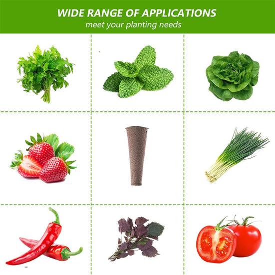 50 шт., растущая губка, рыхлая структура, способствующая прорастанию торфа, PH, сбалансированная губка для роста корней, садовый инструмент