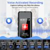 Digital Voice Recorder Pen Portable MP3 Player Audio Recorder With 1536Kbps Recording Work Interviews Max Support 128G TF Card