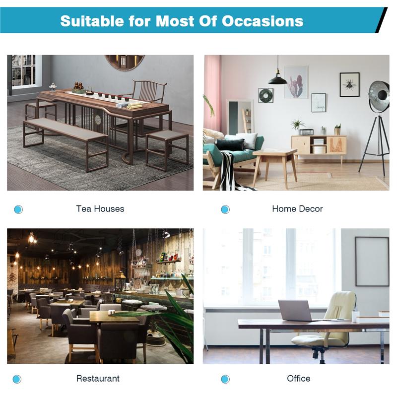 Desktop Flowing Water Waterfall Fountain with White LED Light for Company Office Wealth Feng Shui Tabletop Ornaments Home Decor