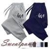 Autumn Winter Women Sweatpants Casual Sports Fitness Solid Jogging Pants Lover Printed Sweatpants Comfort Cotton Long Pants Jogger Trousers