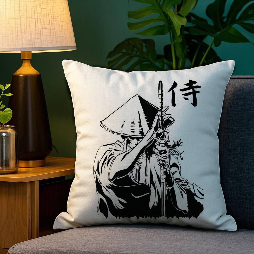 Hot NNinja SScroll Game Pillow Case Plush Fabric Soft Double Sided Print Sofa Cushion Cover Throw Pillow Covers