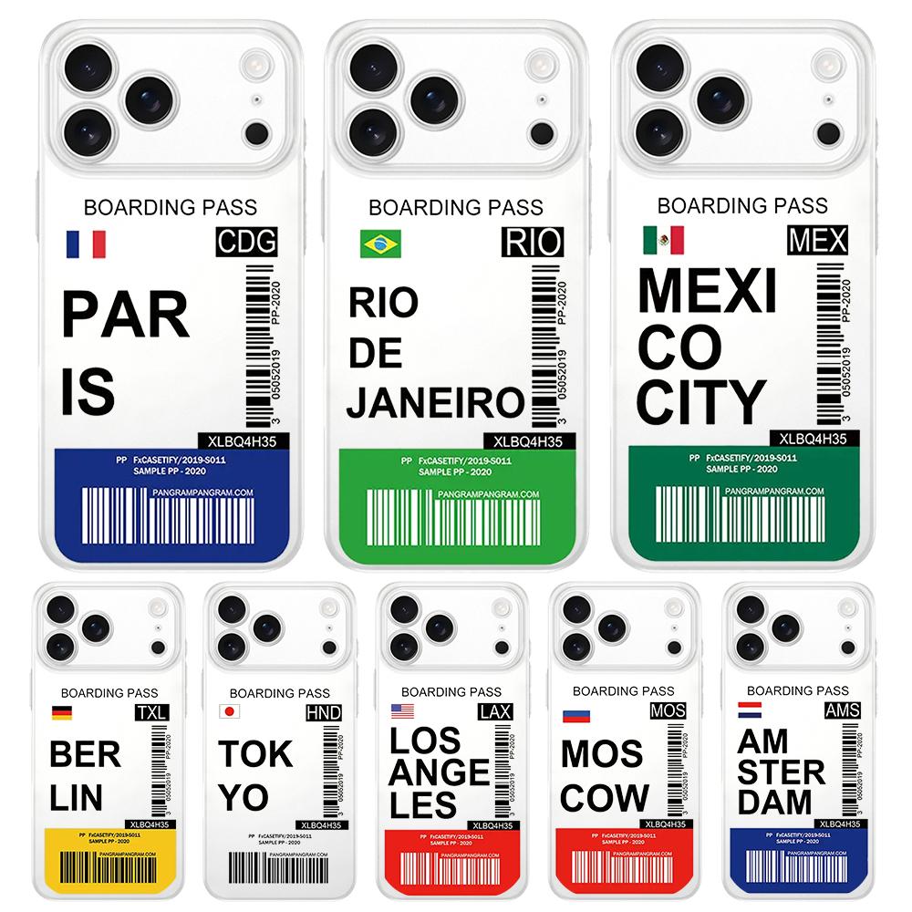 Чехол для телефона World City Travel Ticket New York London для iPhone 17 Air 16E 16 11 15 14 Pro MAX 12 13 7 8 Plus SE Пасхальный чехол
