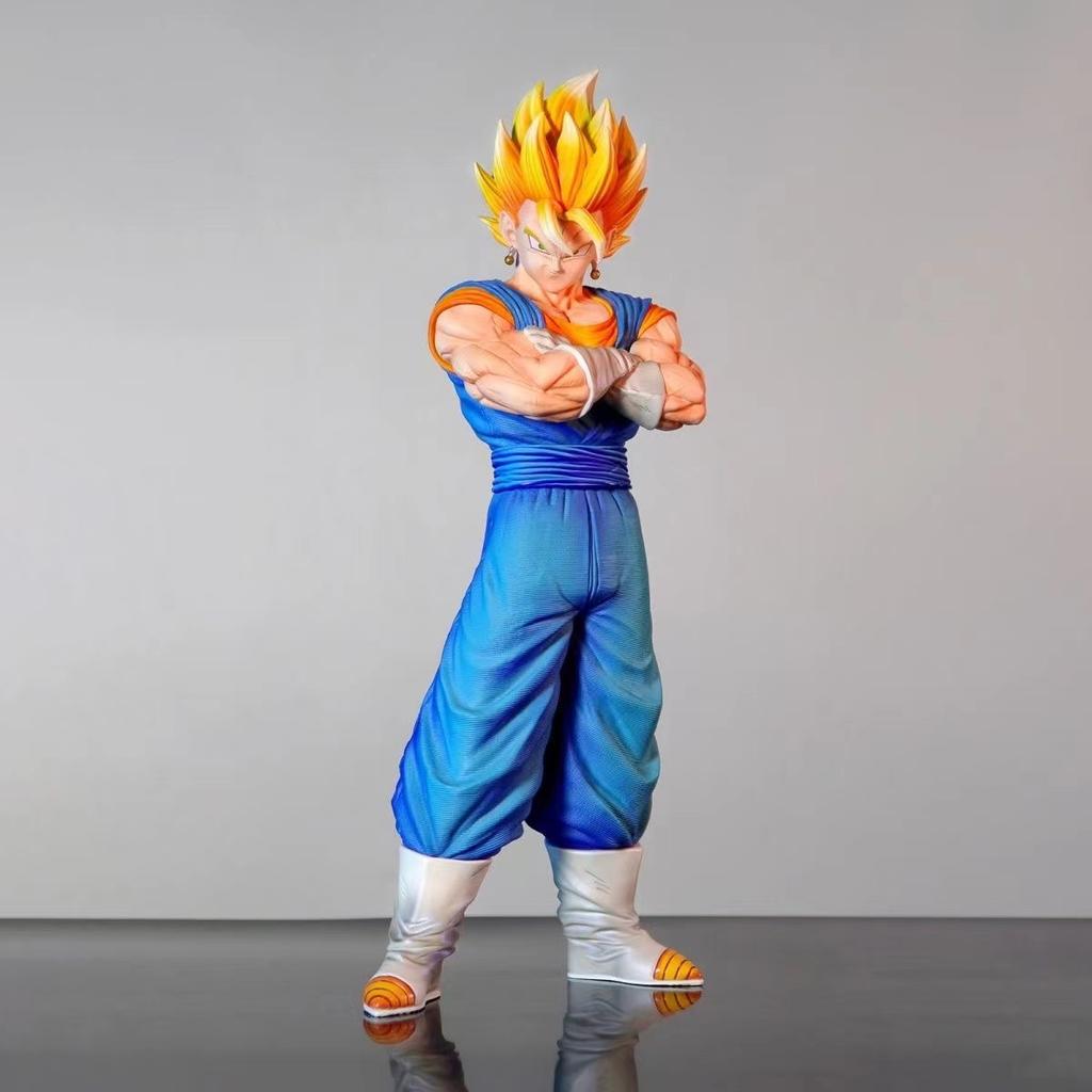 Anime Drogan Boll Vegetto Figure Super Saiyan Vegetto Blue Action Figures 30cm Pvc Statue Collection Model Toys Gifts