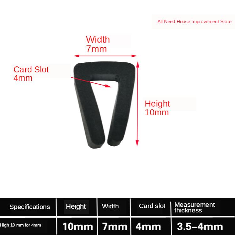 5 метров U-образная резиновая уплотнительная полоса для отделки краев автомобильной двери, защита краев для стеклянных металлических деревянных панелей, листового шкафа