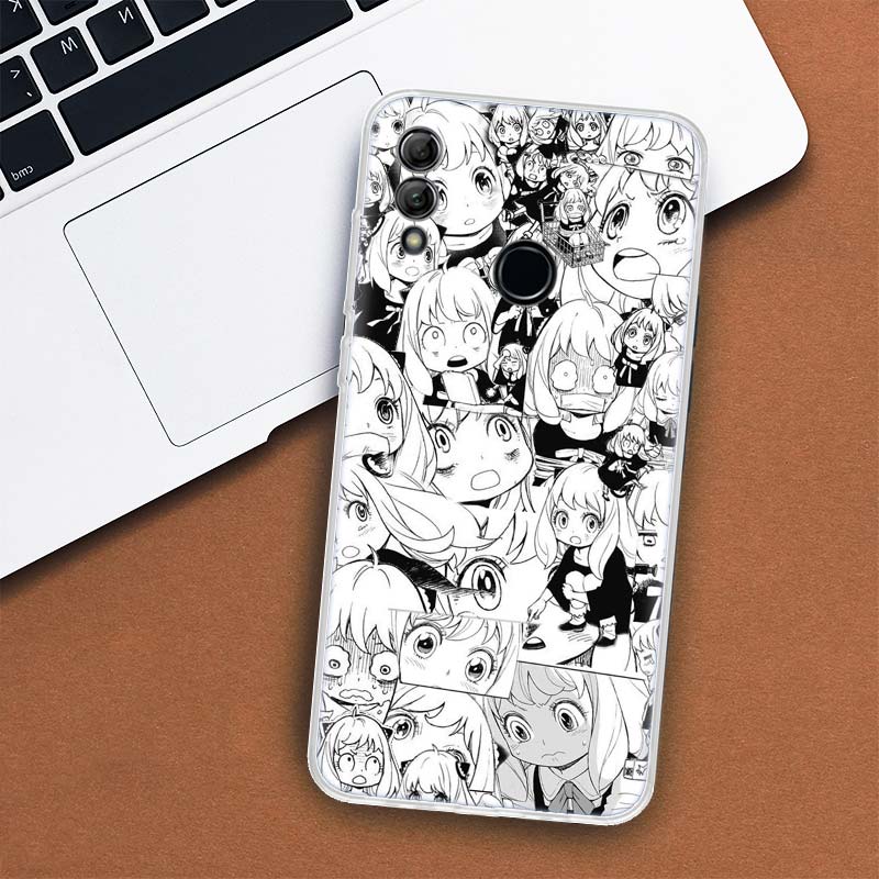 Детский чехол SPY×FAMILY Anya для Huawei Y5 Y6 Y7 Y9S P Smart Z 2021 2019 Honor 10 Lite 9 20 9X 8S 8X 8A Pro 20i Coque