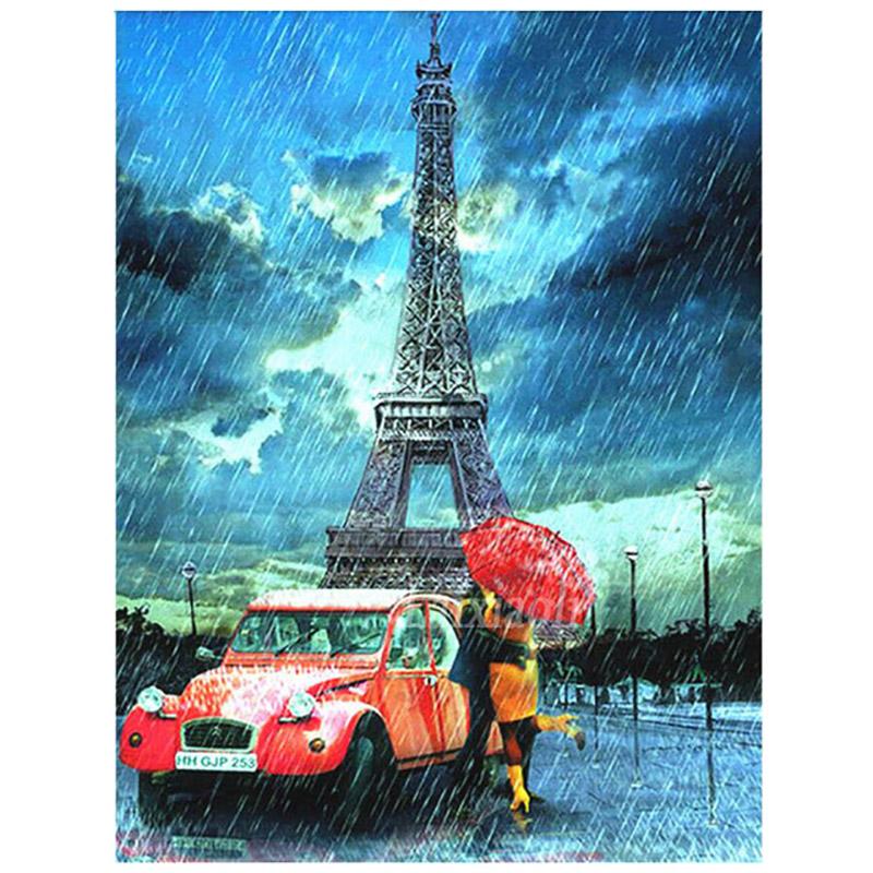 DIY Tower 5D Diamond Painting Full Round Drill Scenic Diamond Вышивка Наборы для вышивки крестом Смола Домашний декор Настенное искусство Подарок