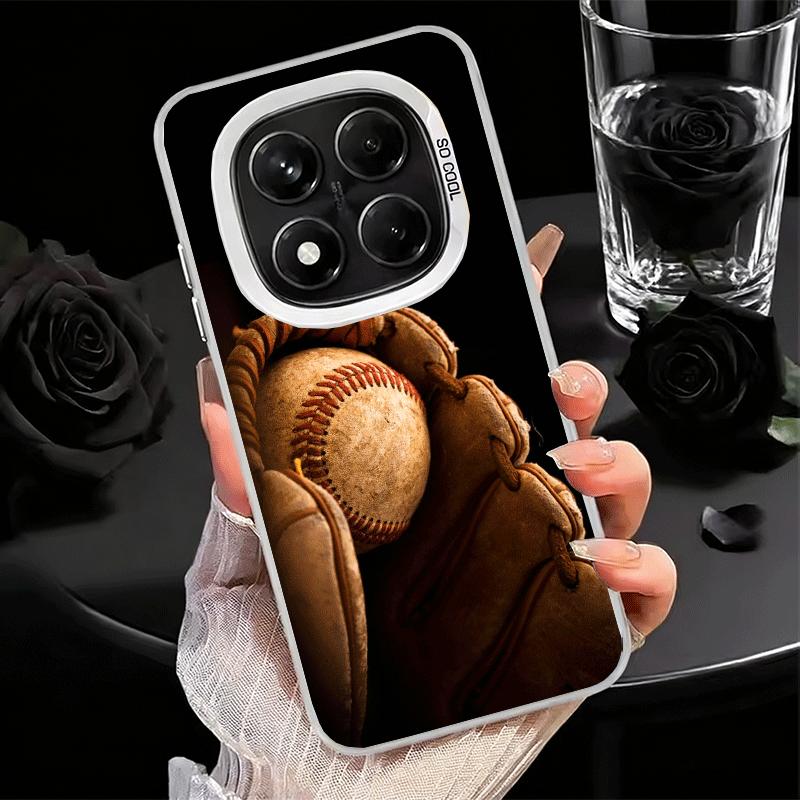 Baseball Sport Shockproof Phone Case for Xiaomi Redmi Note 15 14 13 12 Pro Plus 11 11S 11T 5G Cover Anti Fall Fundas