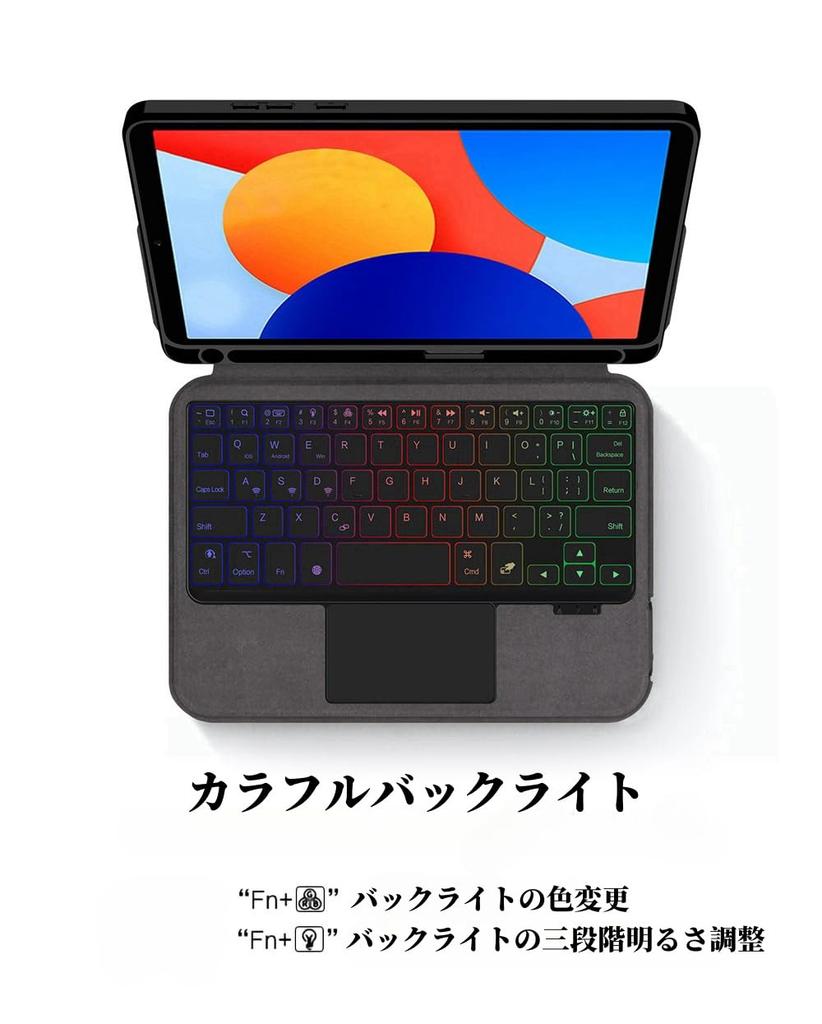 Чехол-клавиатура для Xiaomi Redmi Pad SE со встроенным трекпадом и Чехол-клавиатура для Xiaomi Redmi Pad SE с деловой 8,7-дюймовой подсветкой, 8,7 тачпад,