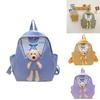 Fashionable Kids Cartoon Backpack With Plush Elements And Comfortable Air Cushion Straps