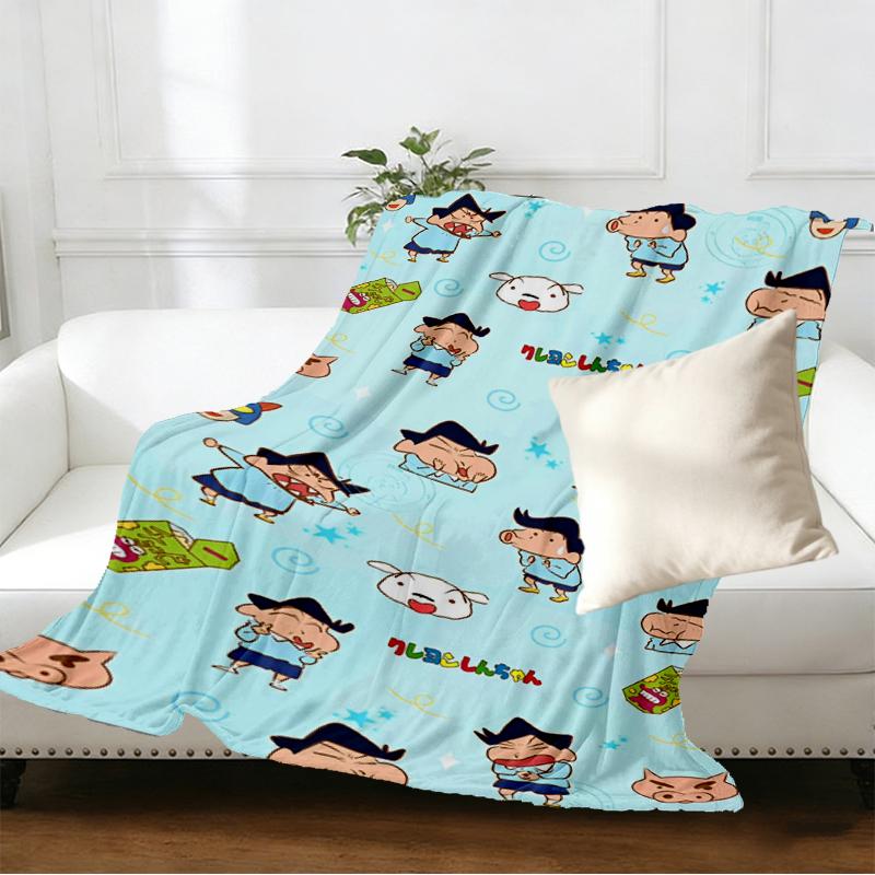 Cartoon comics Print Blanket - Soft & Comfortable, for Bedroom, Travel, Sofa, Home Decoration - Birthday Christmas Gift for Friend