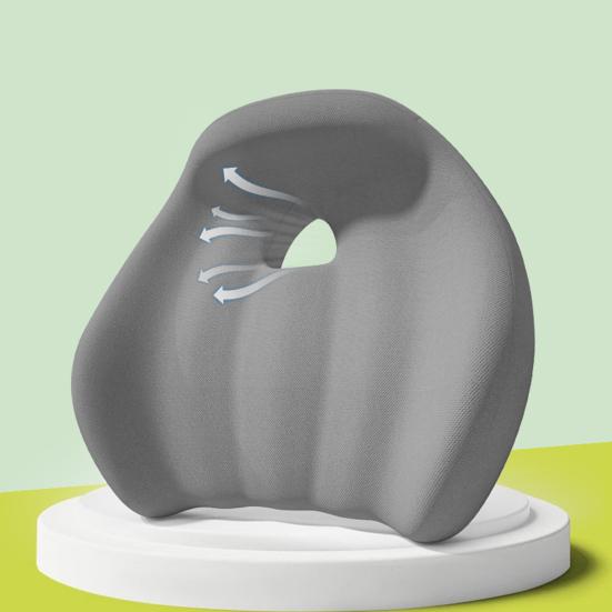 Подушка сиденья Yousheng Эргономичный дизайн Полая дышащая нескользящая конструкция Снятие давления Пена с эффектом памяти Подушка сиденья для офисного стула