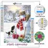 Cross Stitch Kit DIY Diamond Embroidery Christmas Tree Santa Snowman Diamond Painting Home Decor