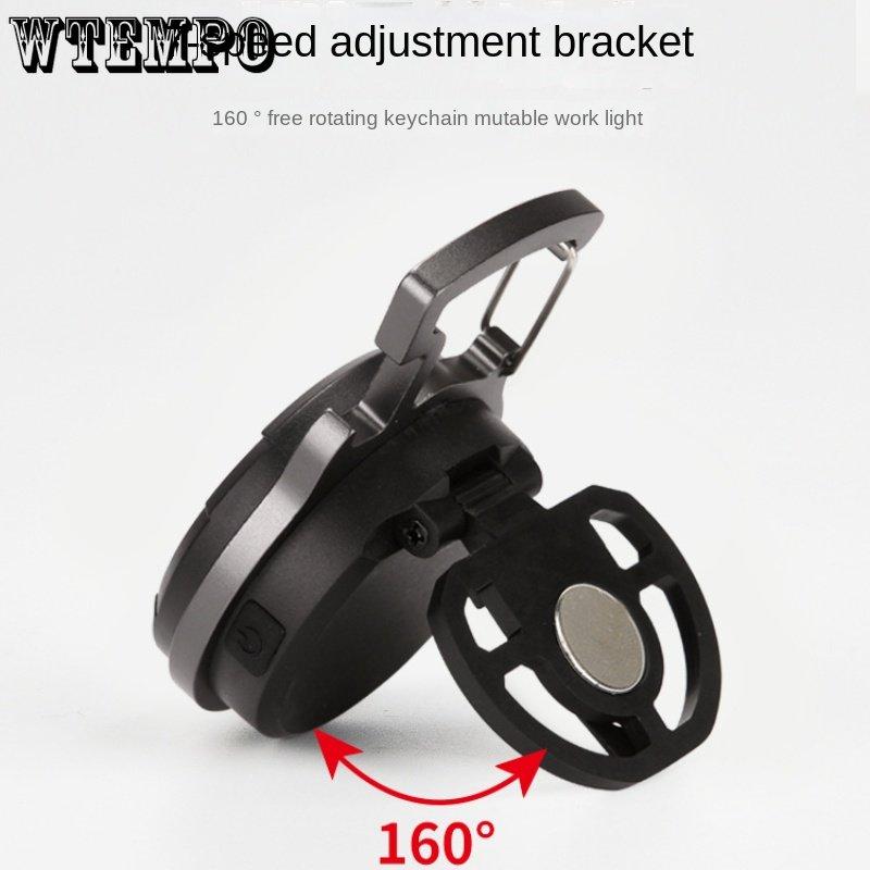 Мини-фонарик с брелоком, походный фонарь с пряжкой, портативный рабочий фонарь с зажимом для кепки, мощный фонарь для кемпинга