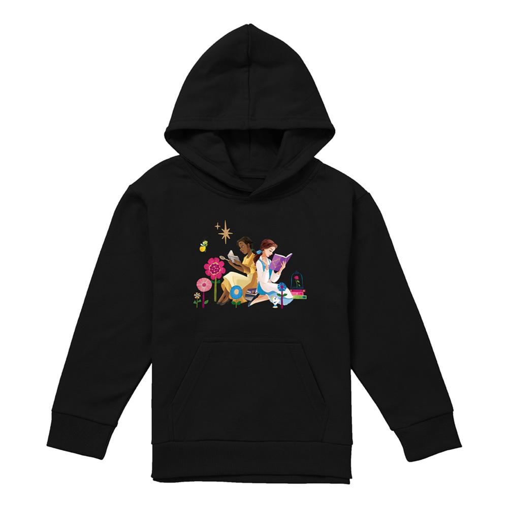 Disney Princess Childrens/Kids Love To Read Tiana & Belle Hoodie