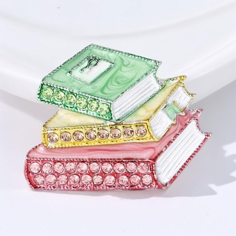 Прочная эмалированная брошь со стразами и сверкающими камнями для стойкого цвета и блеска в аксессуарах