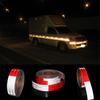 DOT-C2 Reflective Adhesive Tape 5cm*10m Red White Diamond Grade Conspicuity Reflectors Strip Waterproof Stickers For Vehicle Car