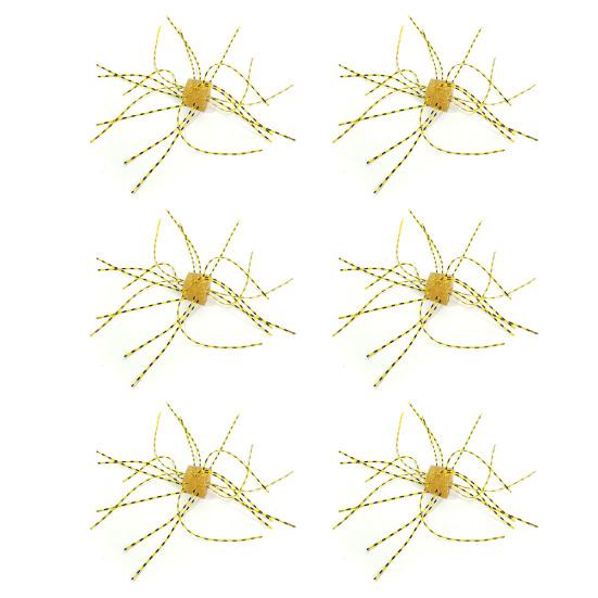 6 шт. Мягкие приманки Медленно тонущие Яркий цвет Гибкие Устойчивые к поклевке Многоразовые Приманки в форме кубиков