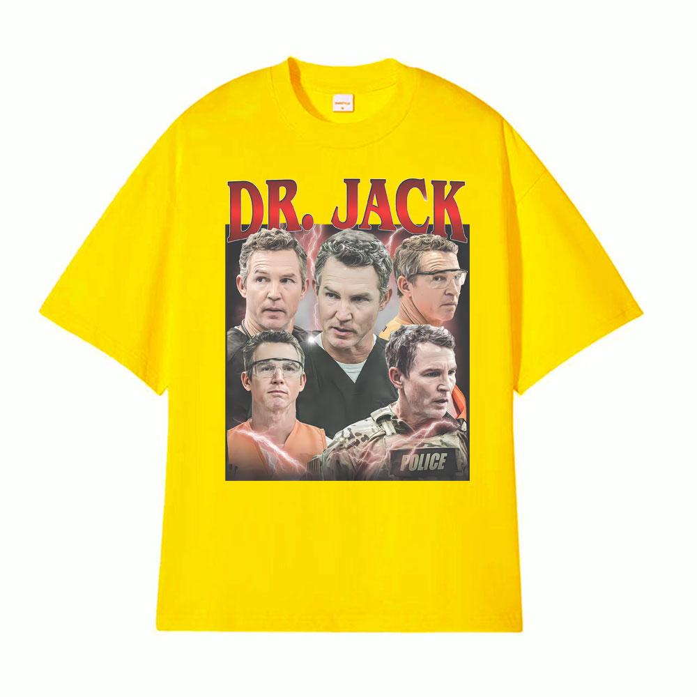 Ограниченная серия Dr Jack Abbot Ретро Кино HN7 Графические Футболки Унисекс Женская Мода Повседневная Футболка Высокое Качество Круглый Вырез Футболка Уличный Стиль