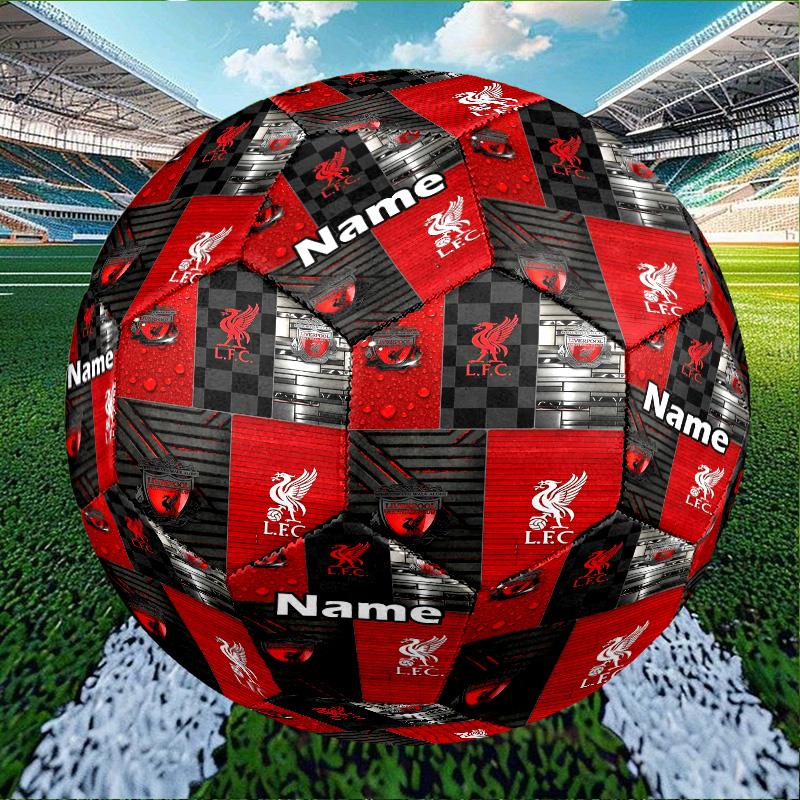 Custom Name Personalized Football team F.C-A Print Size 5 Soccer Ball Training & Match Football, for Team, Kicking, Gift for Football Enthusiasts