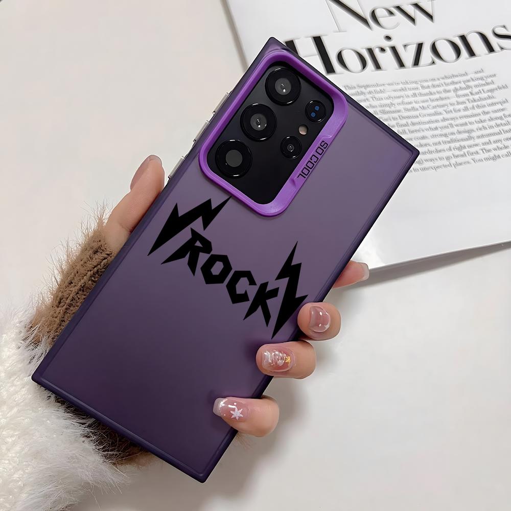 Крутой чехол для телефона в стиле Rock Roll Music для Samsung Galaxy S25 Edge S24 S23 S22 S21 S20 Ultra Funda Силиконовый Серебристый Чехол