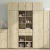 VidaXL Storage Cabinet Sonoma Oak 70x42.5x225 Cm, Bathroom Storage Cabinet, Room Storage Unit 3281338