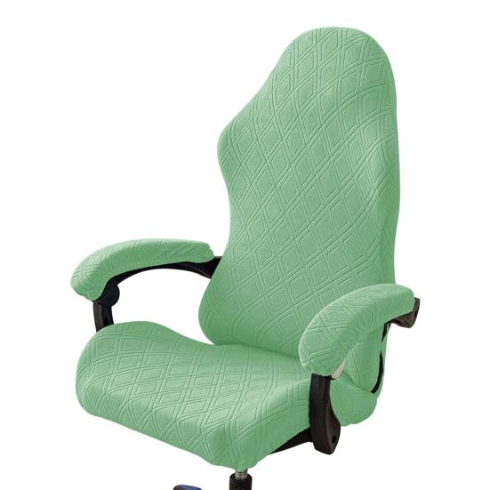 Universal Gaming Chair Cover Elastic Fabric Wear Resistant Moisture-Wicking Breathable Decorative Chair Protector Armchair Seat Cover