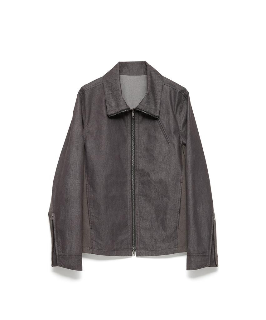 HATCHINGROOM Funnel Neck Jacket Brown