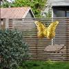 Metal Butterfly Wall Art Decor Butterflies Sculpture 3D Ornament,Hanging Decoration,Outdoor