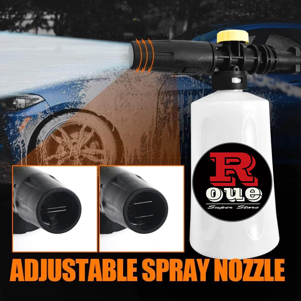 750ML Snow Foam Lance For Karcher K2-K7 Car Pressure Washers Soap Foam Generator With Adjustable Sprayer Nozzle