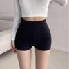 Women's High Waist Black Winter Shorts - Summer 2024 Collection: Hot Girl Stretch Leggings