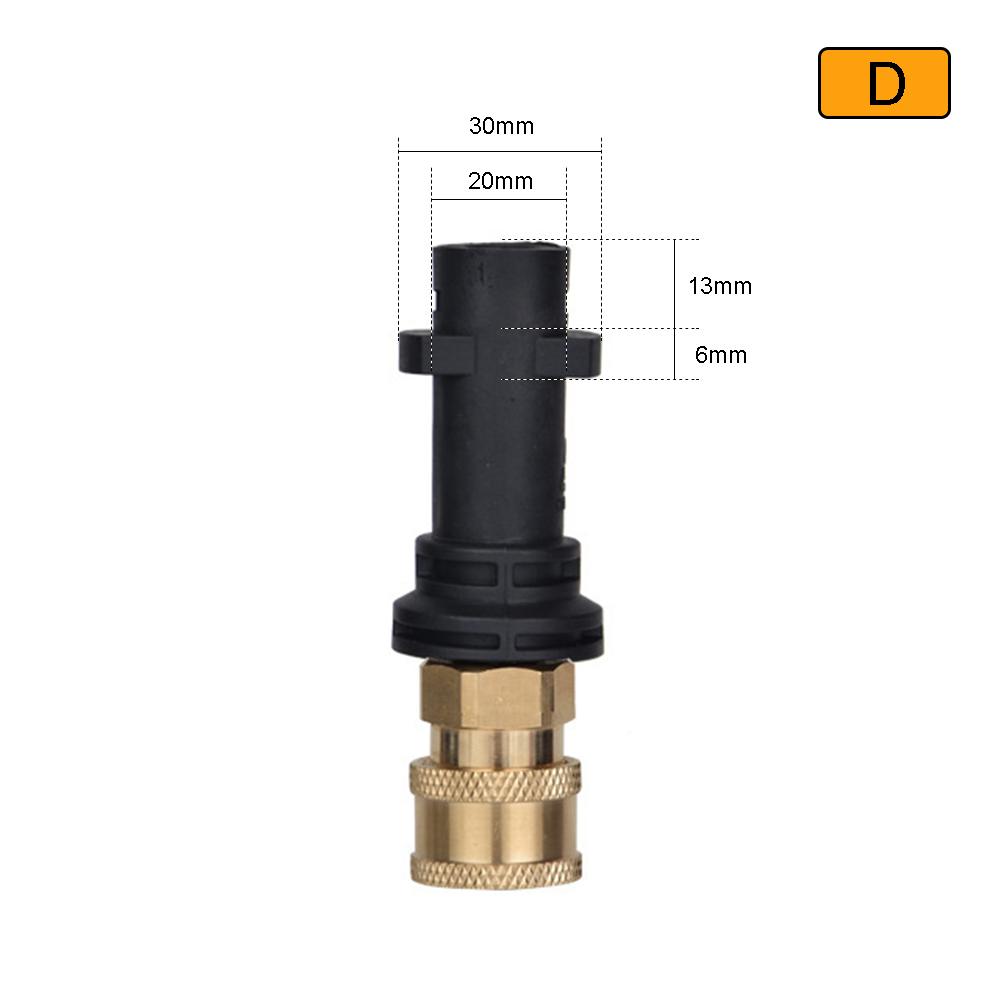 Насадка для мойки высокого давления Karcher Male Adapter G1/4" Quick Release Connector Nozzle для мойки высокого давления LAVOR Black Decker Bosch Parkside