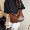 Crossbody Dumpling Retro Bag Stylish Square Bag Women Zipper Closure Casual Use