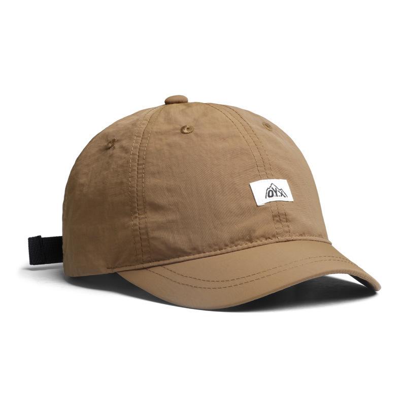 American Retro Short Edge Cap Men'S Summer Quick-Drying Outdoor Sports Sunshade Thin Short Brim Baseball Cap