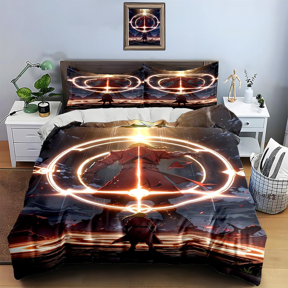 Fiery magical aura. Bedding Duvet cover sets Duvet covers Pillowcases gifts (1 * Duvet Cover 2 * Pillowcases, without duvet insert)