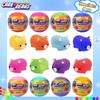 1PC Care Bears Officially Licensed Squishy Squeeze Bear Blind Bag Random One Multi-coloured Cute Stress Toys Desktop Ornament